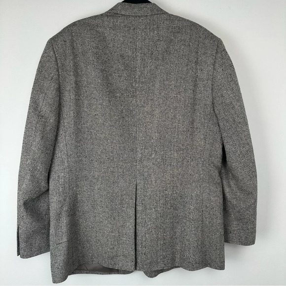 Bert Pulitzer Men’s Sport Coat Size 42 Short Gray 100% Silk Tweed Old Money - Picture 2 of 11